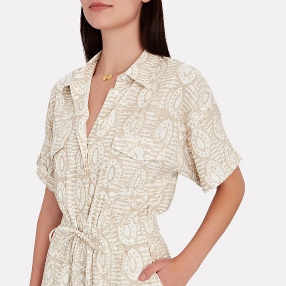 INTERMIX Piper Printed Poplin Romper - Picture 10 of 12